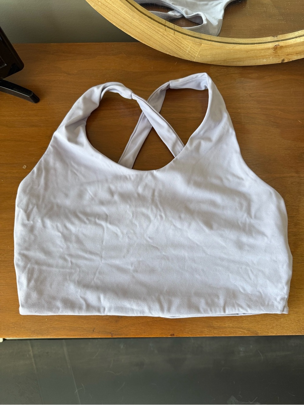 Crossback Sports Bra - Light Lavender